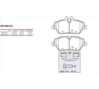 Brake pads Front Axle 21131.00 ROADHOUSE for MINI BMW