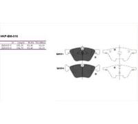Brake pads front BMW series 3 E90 2005-, X1 2009-, Z4 2009- new