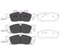 TRW Disc Brake Pads Set GDB4604 Front – Jeep Grand Cherokee IV WK/WK2, Dodge Durango 2011-2014