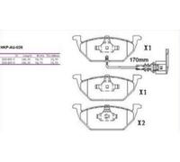 BRAKE PADS FRONT SKODA OCTAVIA 1996-,AUDI A3 1996-