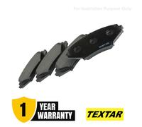 Textar Front Brake Pads 2922901 - Full Set of 4 with Screws for Iveco