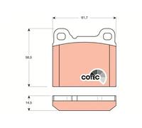 Brake Pads Set GDB1160 TRW 2718245 270924 272774 272911 2719623 20755 Quality