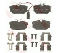 TRW Brake Pads Set for VW Caravelle Mk4 2.0 Rear 90 to 03 - 7D0698451J New