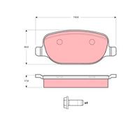 Fits TRW GDB1490 Brake Pad Set, disc brake GDB1490 As part of ZF Afte ⭐UK Stock⭐