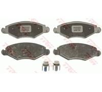 TRW Brake Pad Set GDB1500 - Set of 4 for Peugeot 206 Hatchback (1998-2012) Front Axle