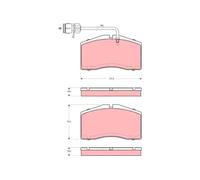 DISC BRAKE PADS SET FOR AUDI A8 4D2 4D8 ABZ AKG ACK AQD APR AMX AQF AUX TRW