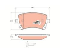Brake pads GDB1516 TRW for VW AUDI