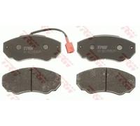 Brake pads GDB1517 TRW for FIAT PEUGEOT CITROËN