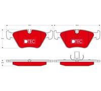 DISC BRAKE PADS SET FOR BMW MG X3 E83 N47 D20 C M57 D30 M54 B30 M54 B25 TRW