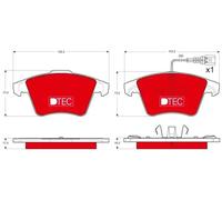 TRW GDB1556DTE Brake pad set