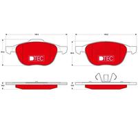 TRW GDB1583DTE Brake pad set
