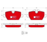 Brake pads GDB1612DTE TRW for MINI BMW