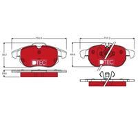TRW GDB1613DTE Brake pad set