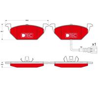 TRW GDB1658DTE Brake pad set
