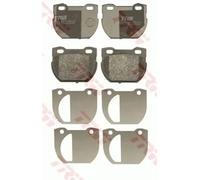 Brake pads GDB1666 TRW for LAND ROVER DEFENDER Station Wagon DEFENDER Cabrio