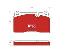 Brake pads GDB1743DTE TRW for LAND ROVER RANGE ROVER Mk III RANGE ROVER SPORT I
