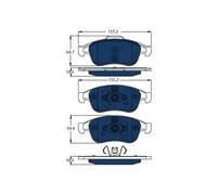 Brake pads GDB1789BTE TRW for RENAULT FLUENCE ZOE CLIO V CAPTUR II
