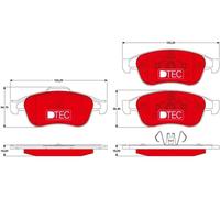 TRW GDB1789DTE Brake pad set