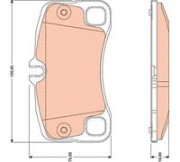 TRW Brake Pad Set GDB1792 – Disc Brake – Porsche 911 (997) 3.6 239 kW/324 HP Convertible/Targa