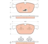 TRW GDB1821 Brake pad set