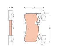 TRW Brake Pad Set GDB1856 - Disc Brake Pads for Mercedes-Benz CLS, C-Class, E-Class