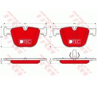 TRW GDB1892DTE Brake pad set
