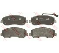 TRW COTEC Brake Pad Set GDB1910 - incl. Wear Warning Contact - for Renault Master 3, Nissan NV400