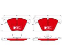 Brake pads GDB1964DTE TRW for BMW X5 X6