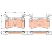 2x ✅Fits TRW GDB2061 Brake Pad Set, disc brake GDB2061 As part of ZF ⭐UK Seller⭐