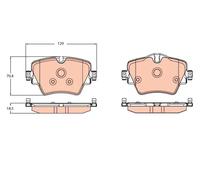 Brake pads GDB2098 TRW for BMW MINI