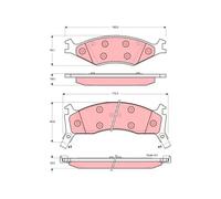 Fits TRW GDB3123 HAM PADS. FRONT ⭐UK Stock⭐