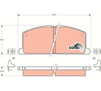 TRW GDB323 Brake pad set