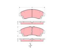Brake pads GDB3321 TRW for MAZDA B-SERIE
