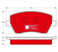 TRW GDB3332DTE Brake pad set