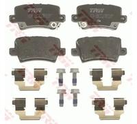 TRW GDB3408 Brake Pad Set of 4 for Honda Civic VIII Hatchback (FN, FK) 2005-2012 Rear Axle and Other Vehicles