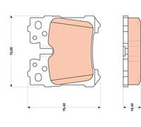 Fits TRW GDB3475 BRAKE PADS /R/LEXUS LS 07- UK Stock