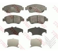 Brake pads GDB3478 TRW for HONDA CIVIC VIII Saloon