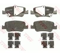 TRW Brake Pad Set GDB3480 - Rear Disc Brake for Toyota Auris, Corolla, Blade