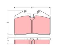 Brake pads GDB379 TRW for PORSCHE AUDI FERRARI MASERATI