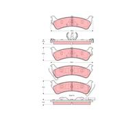 New Brake Pad Set, disc brake for FORD AUSTRALIA FORD USA:EXPLORER 3329139