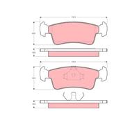 2x ✅Fits TRW GDB867 Brake Pad Set, disc brake GDB867 As part of ZF A ⭐UK Seller⭐