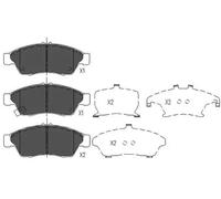 Brake pads KBP-8510 KAVO PARTS for SUZUKI LIANA Hatchback LIANA