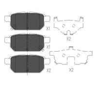 BRAKE PAD SET DISC BRAKE KBP-8526 FOR SUZUKI GRAND/NOMADE VITARA/SUV S-CROSS