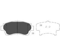 BRAKE PAD SET DISC BRAKE KBP-9042 FOR LEXUS TOYOTA 3VZ-FE 3.0L 6cyl ES 4.0L LS