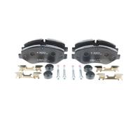 Bosch Brake Pads BP1231 – Front Axle, ECE-R90 Certified, Copper-Free, 1 Set of 4 with Accessories
