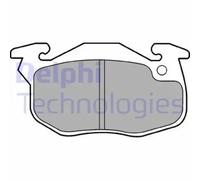 Brake pads Low-Metallic LP1053 DELPHI for PEUGEOT CITROËN