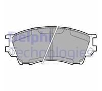 Delphi Brake Pad Set Low-Metallic LP1063 - Disc Brake for Mazda Xedos 9 / B-Series