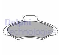 Brake pads Low-Metallic LP1139 DELPHI for FORD DAEWOO