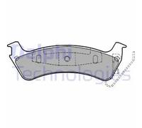 Fits DELPHI LP1183 Brake Pad Set, Disc Brake