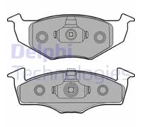 Brake pads Low-Metallic LP1249 DELPHI for VW SEAT